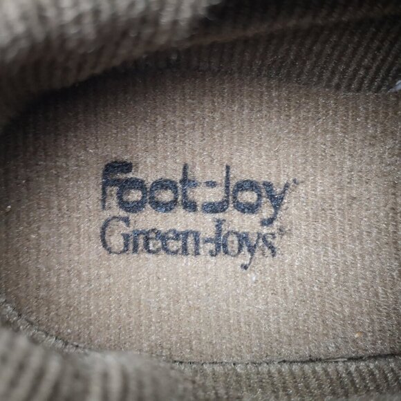 Foot-Joy Green-Joy Ladies White & Taupe Faux Leather Golf Shoes - Picture 4 of 7
